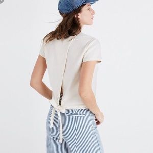 Madewell verse tie back top